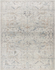 Marlene Damask Off White & Blue Area Rug - Becki Owens X Livabliss