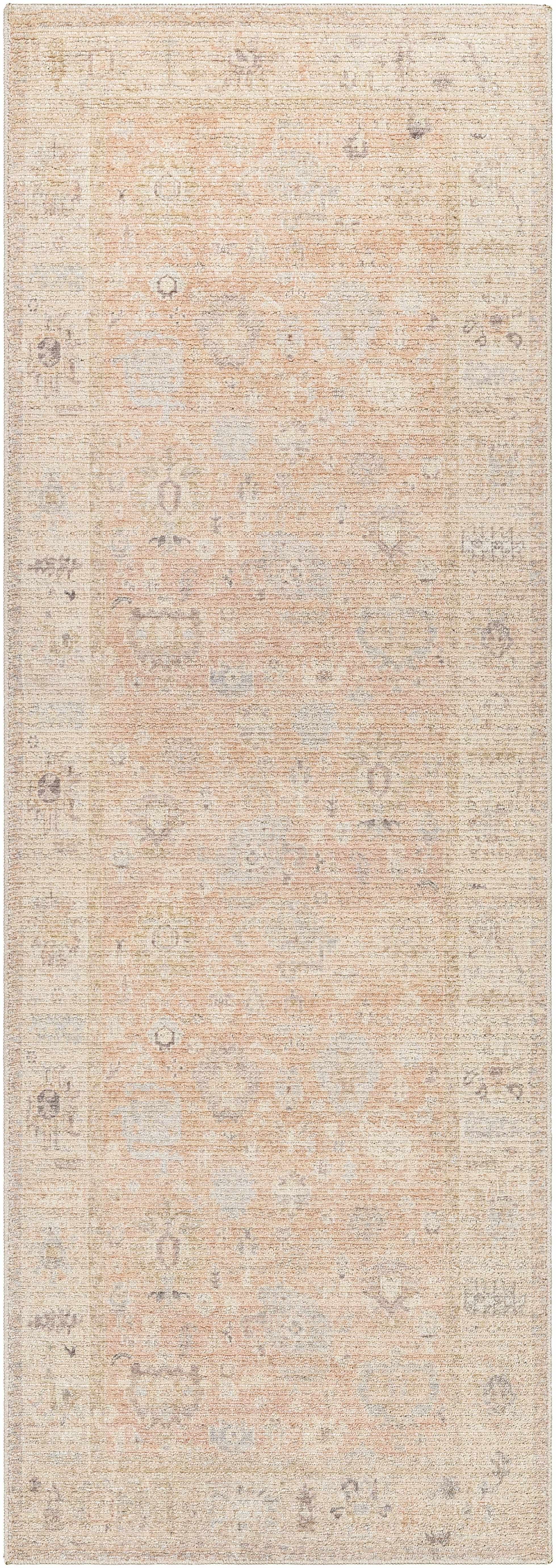 Marlene Damask Blush Area Rug - Becki Owens X Livabliss