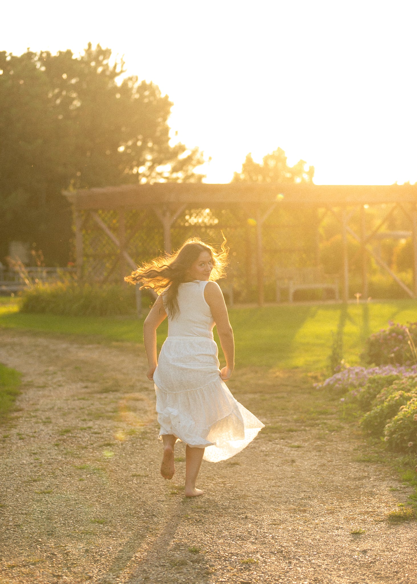 Serena White Eyelet Sleeveless Maxi Dress