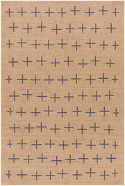 Haimi Black Washable Jutely Rug - Clearance