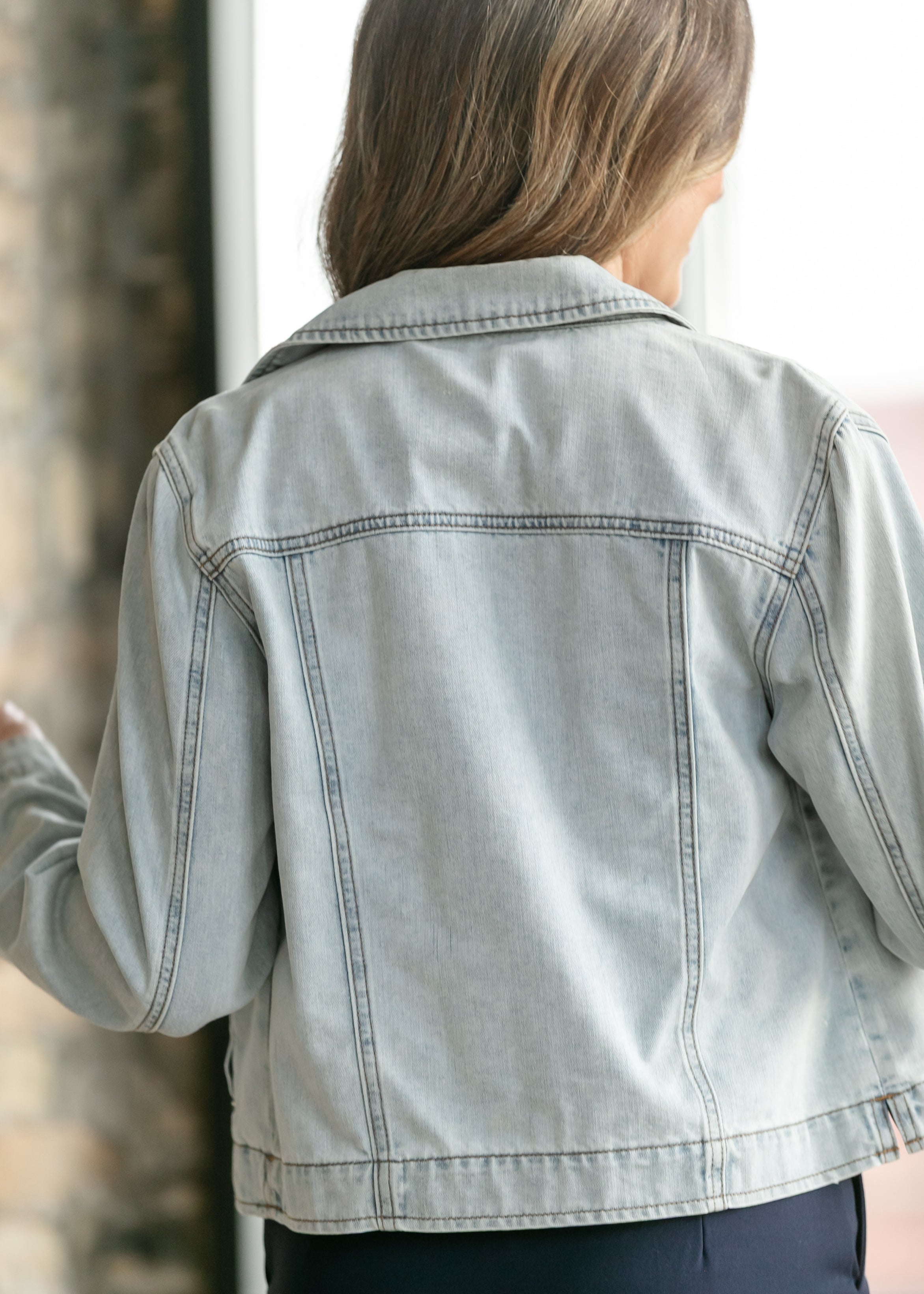 Shea Light Wash Lightweight Denim Jacket