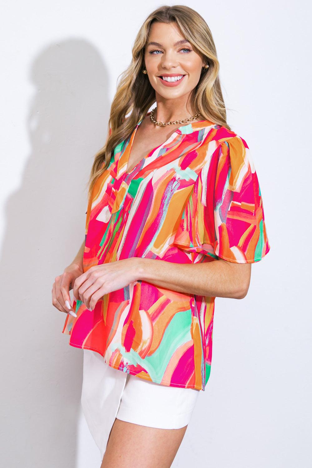 Lean On Me Woven Top