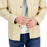 Alfani Men's Twill Overshirt Brown Size Large