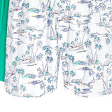 Club Room Men's 2 Pk Tropical & Solid Boxer Shorts White
