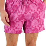 INC International Concepts Men's Blooms 5 Board Shorts Pink Size XX-Large