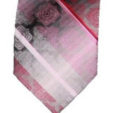 Van Heusen Men's Silk Medallion Neck Tie Pink Size Regular