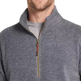 Weatherproof Vintage Men's Long Sleeve Classic Fit Quarter-Zip Fleece Sweater Gray Size XXX-Large