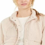 Free People Women's Hit the Slopes Fleece Jacket Fawn Beige Size Large