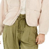 Free People Women's Hit the Slopes Fleece Jacket Fawn Beige Size Large