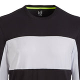 Ideology Men's Mesh Blocked Long Sleeve T-Shirt Black