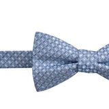Ryan Seacrest Distinction Men's Sinatra Neat Silk Floral Bow Tie Blue Size Regular