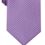 Alfani Men's Costello Silk Blend Pattern Neck Tie Purple One Size