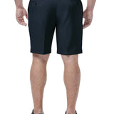 Haggar Men's Big & Tall Cool Pro Pleat Front Shorts Blue Size 50