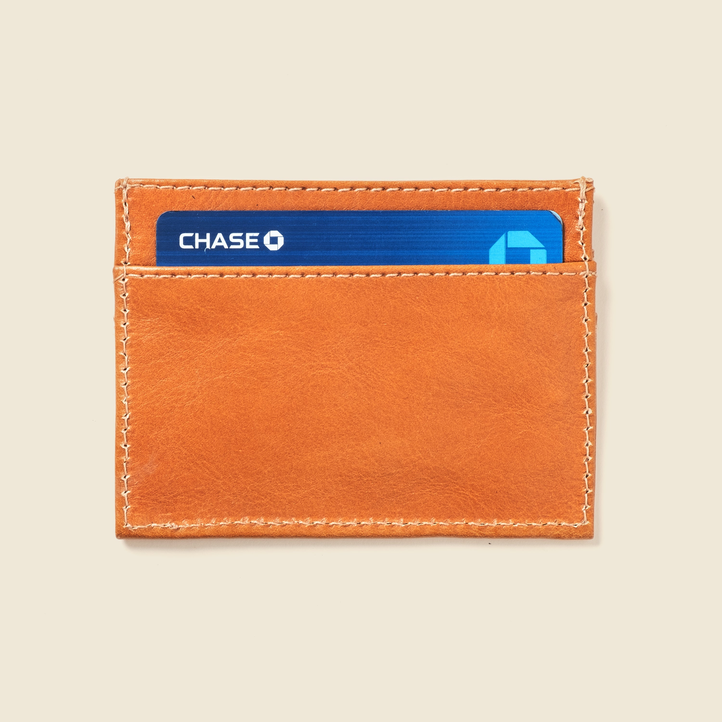 Slim Card Holder Wallet With RFID Protection - Natural