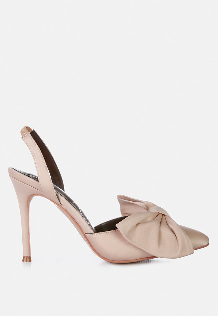Smitten Bow Stiletto Heel Slingback