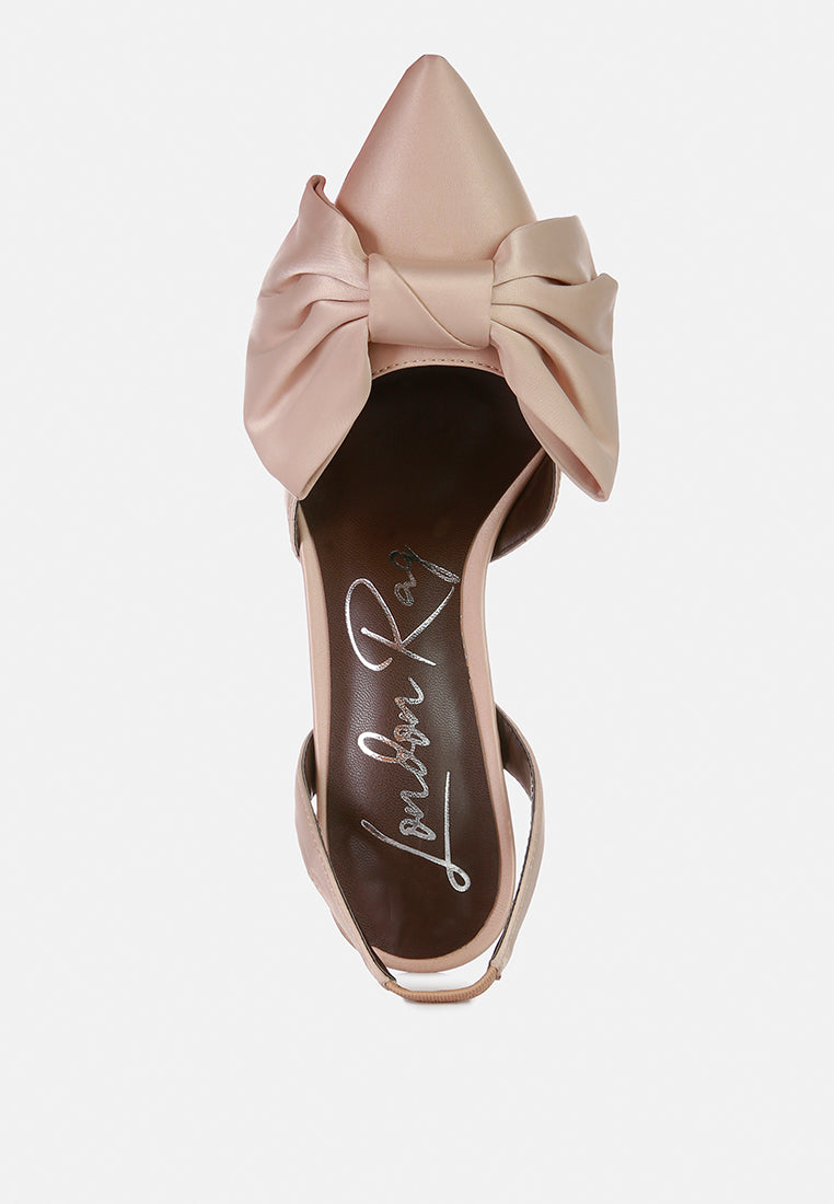 Smitten Bow Stiletto Heel Slingback
