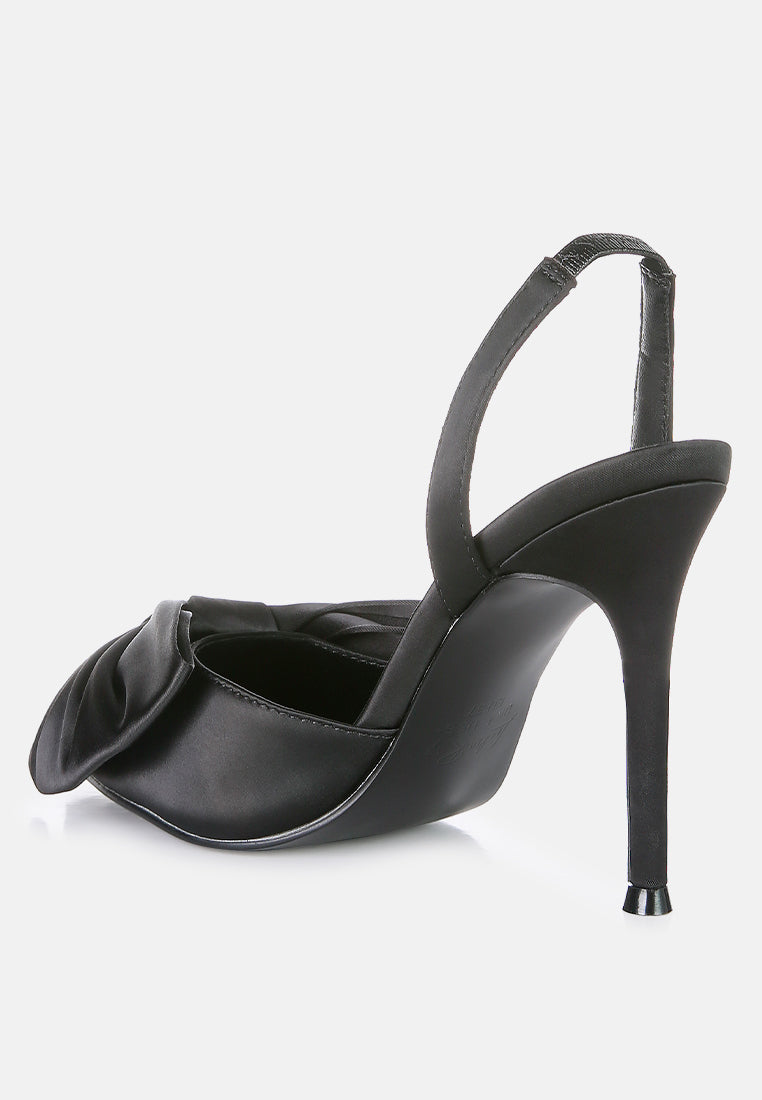 Smitten Bow Stiletto Heel Slingback
