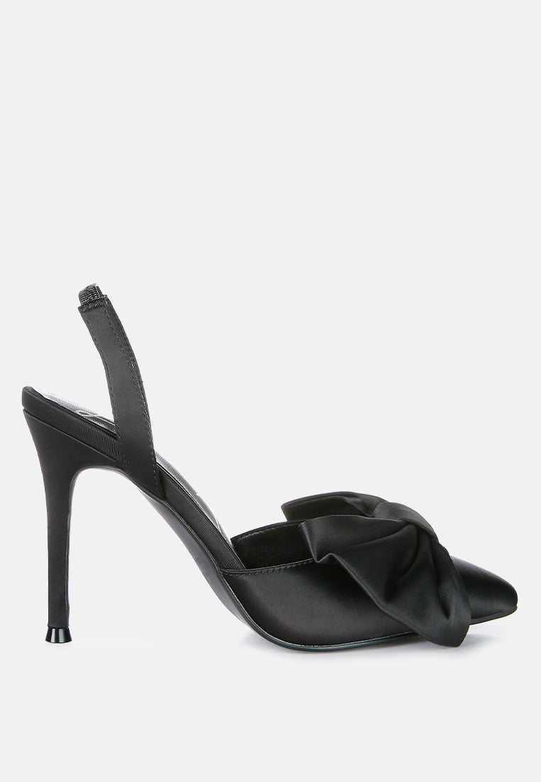Smitten Bow Stiletto Heel Slingback