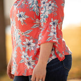 Westport Floral "On And Off The Shoulder" Top - Plus