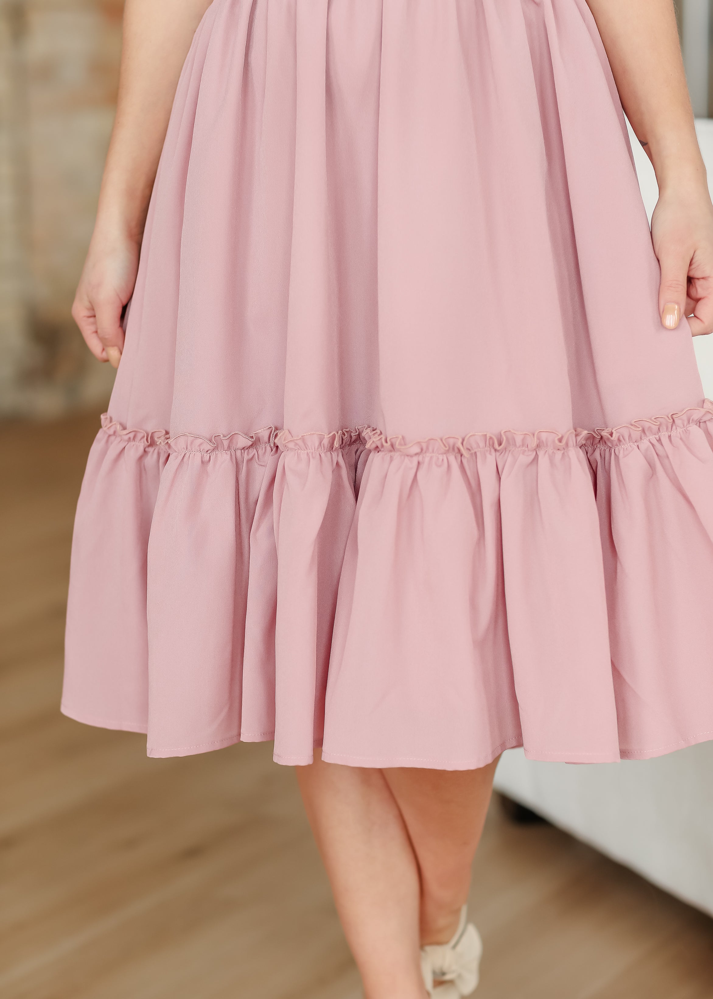 Sophie V-neck Midi Dress | Includes Plus Size