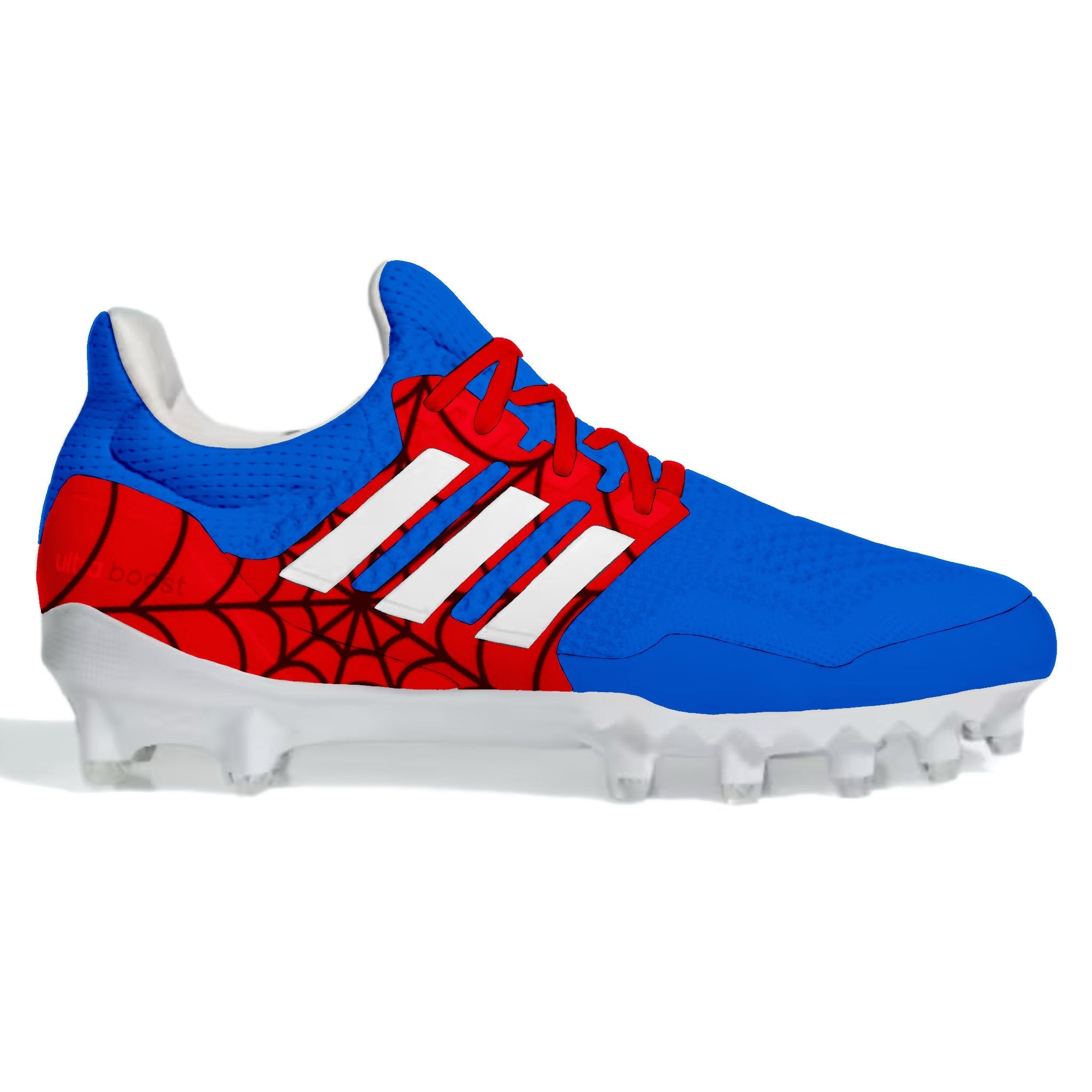 "Spider" Adidas Ultraboost Custom Football Cleats