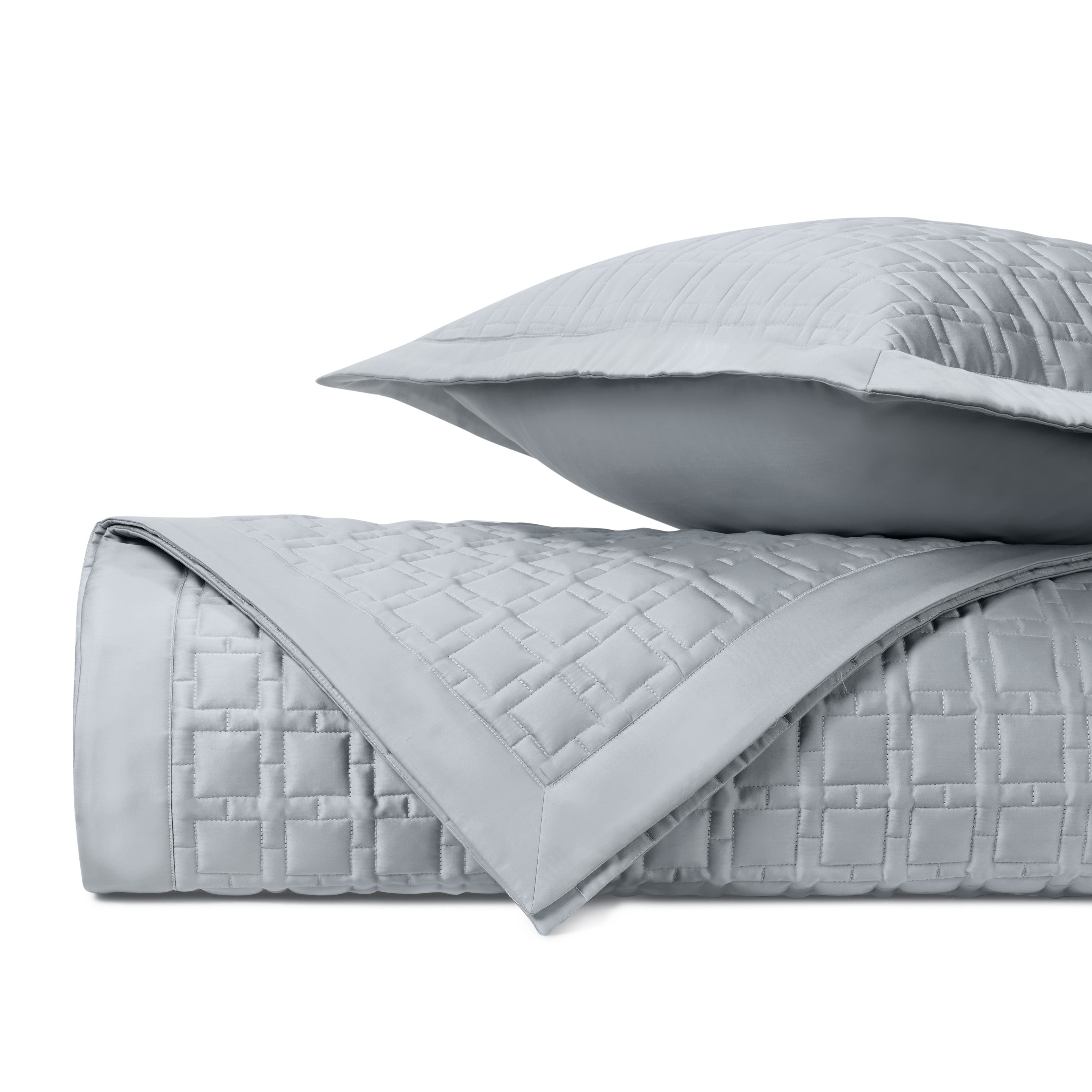 Square Quilted Coverlet (euro) Set