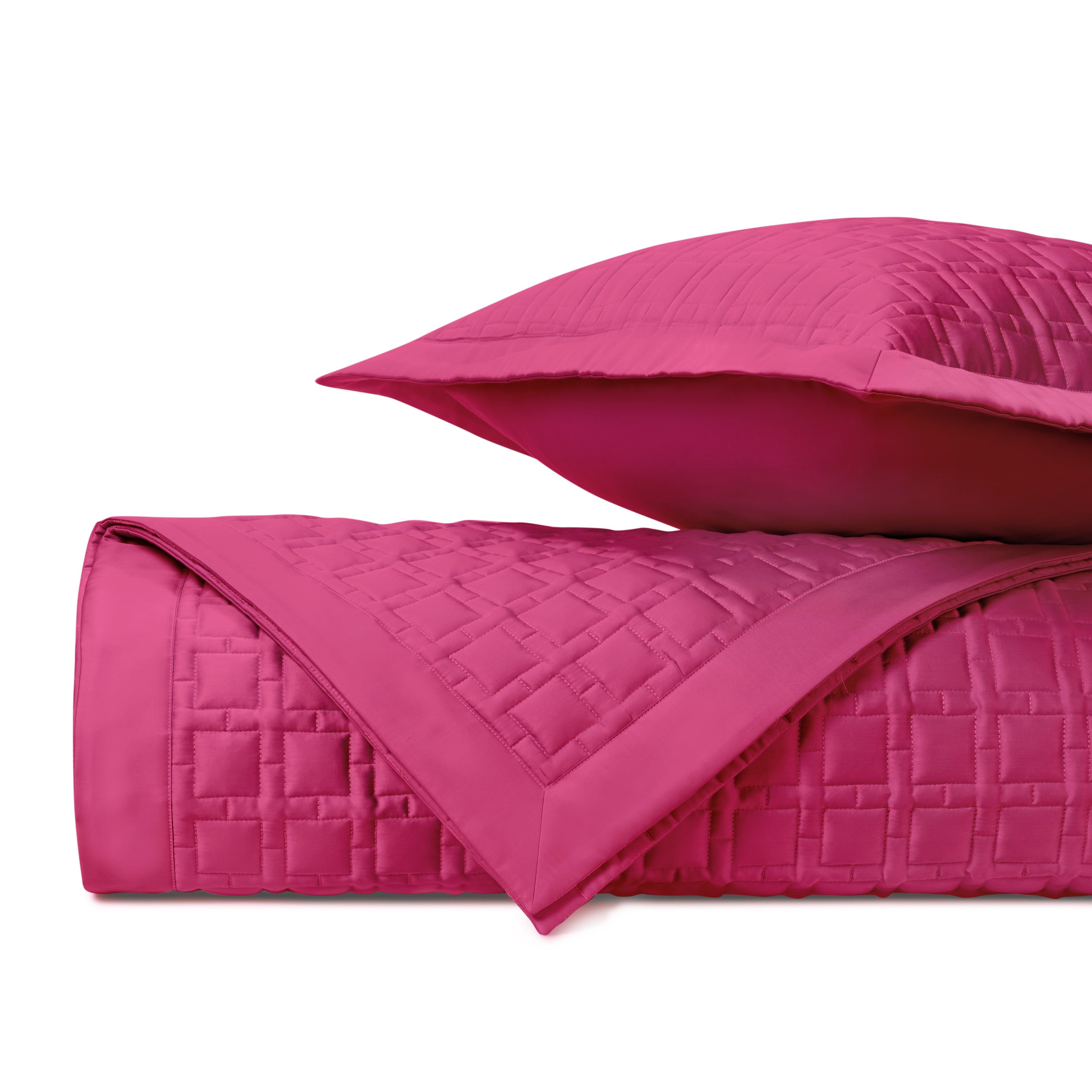 Square Quilted Coverlet (euro) Set