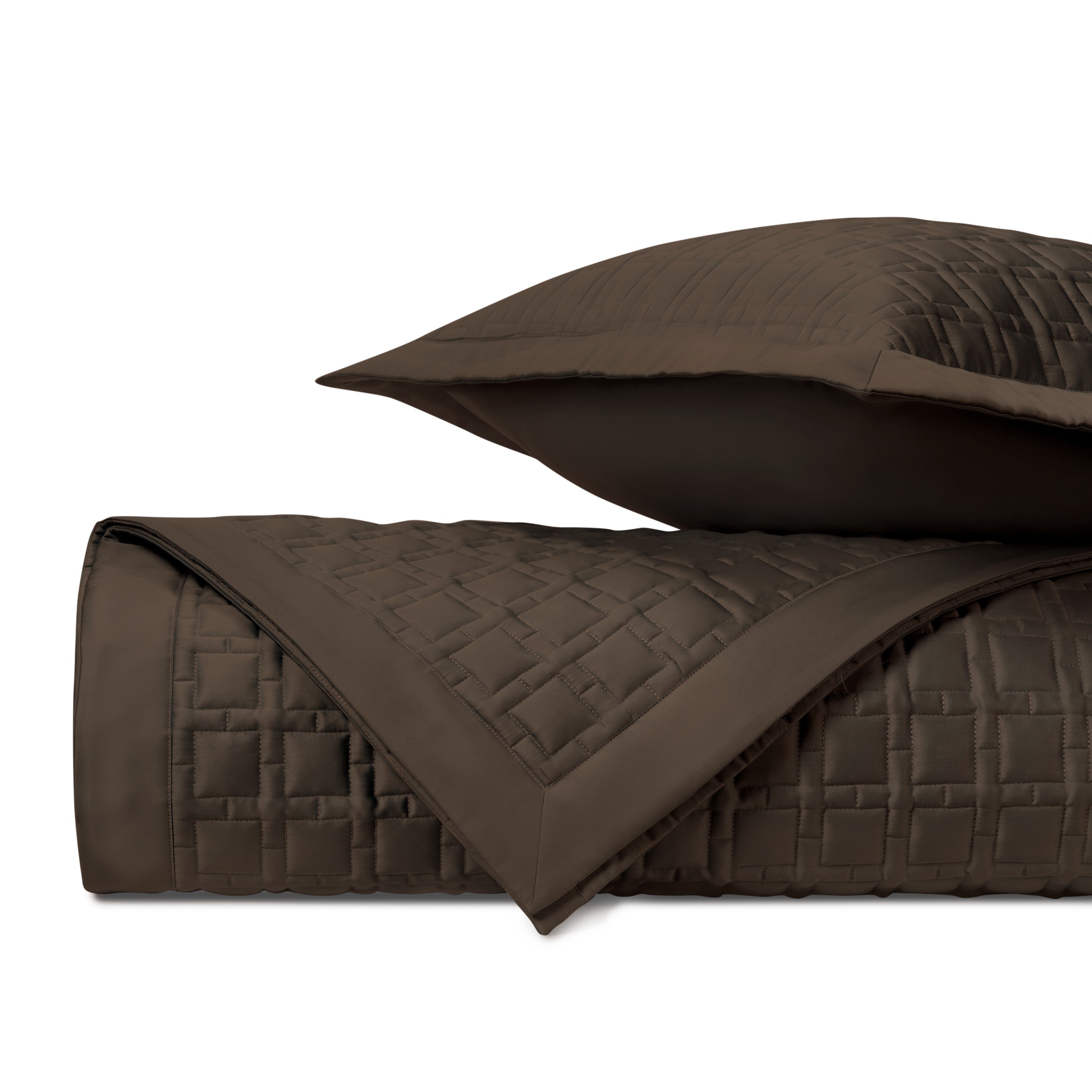 Square Quilted Coverlet (euro) Set