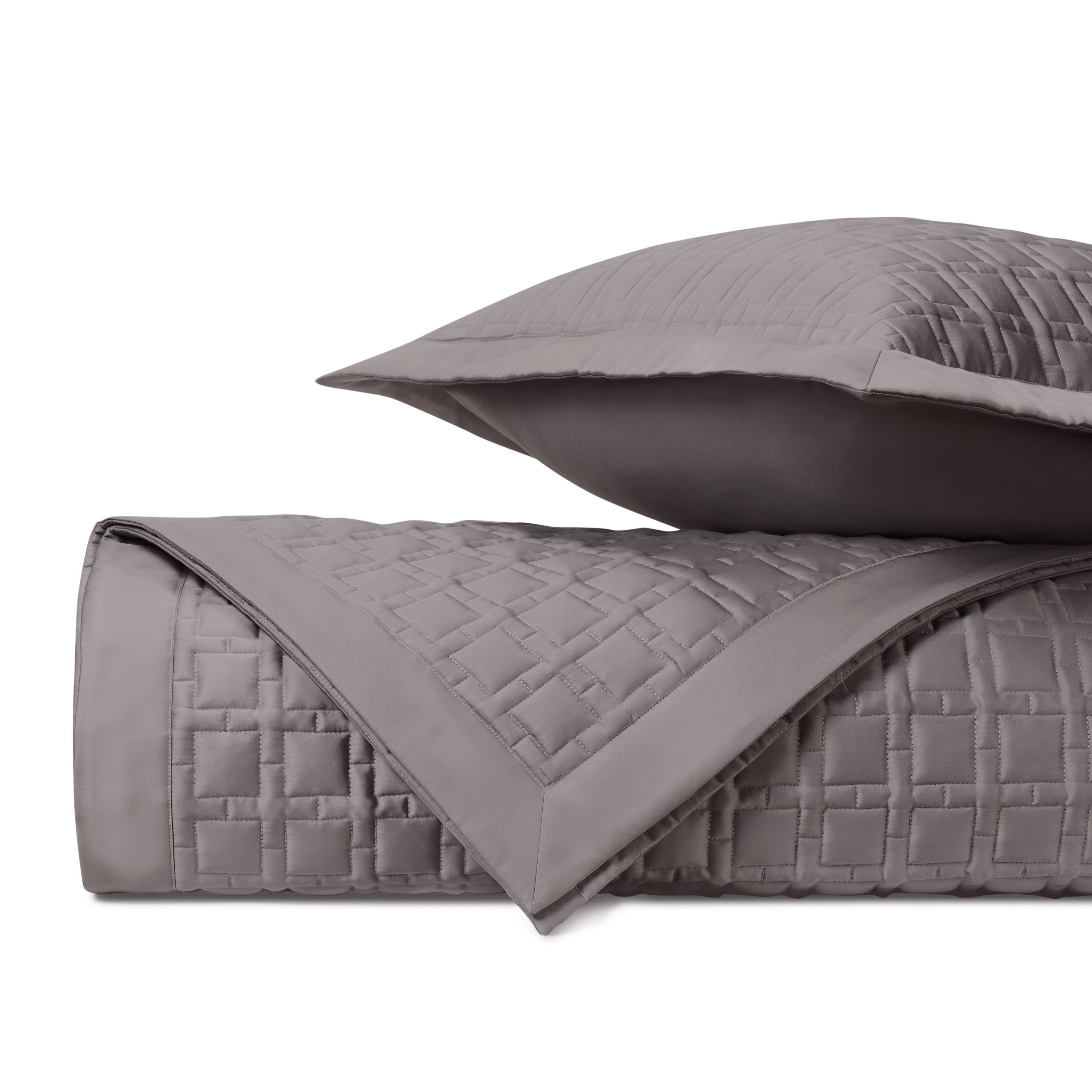 Square Quilted Coverlet (euro) Set