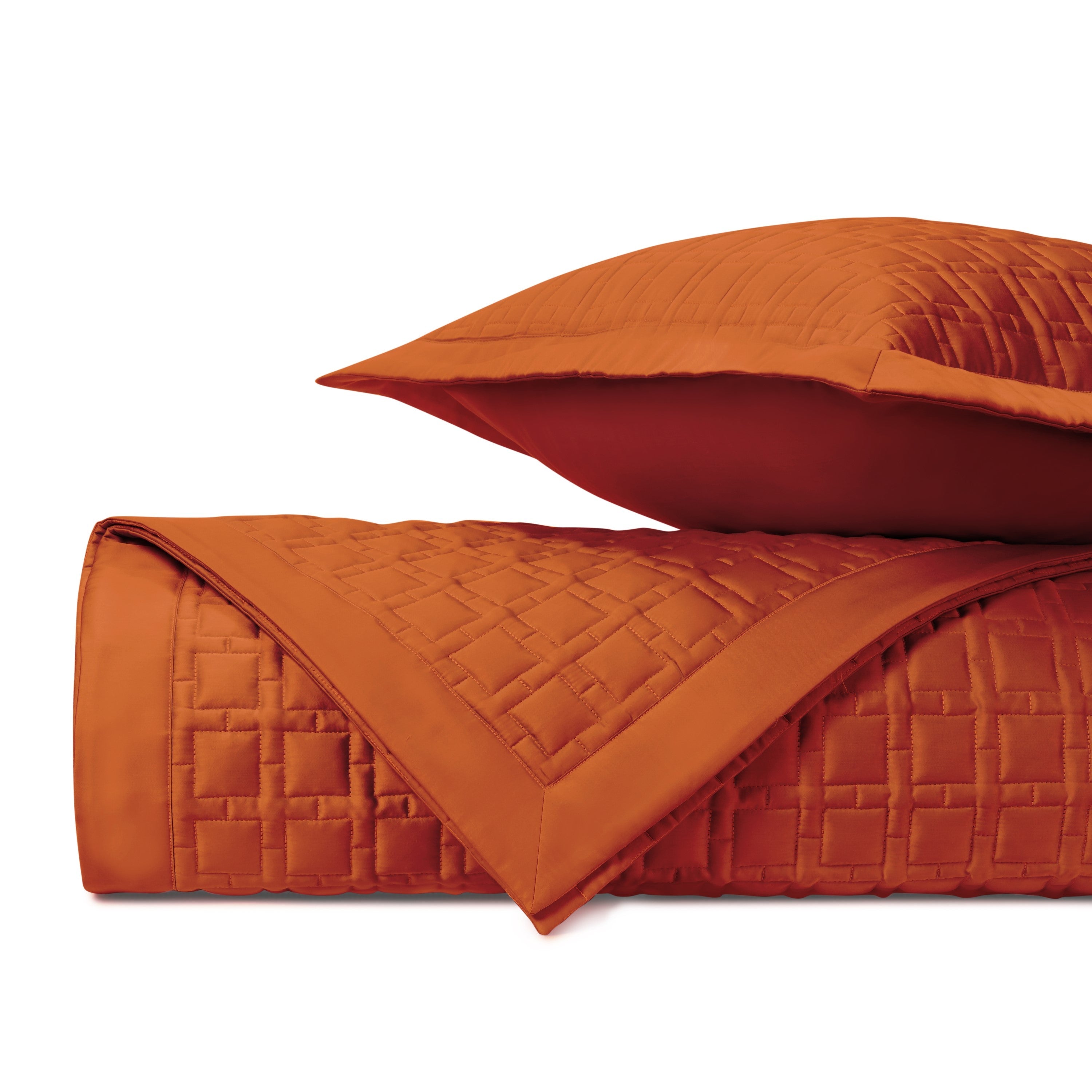 Square Quilted Coverlet (euro) Set