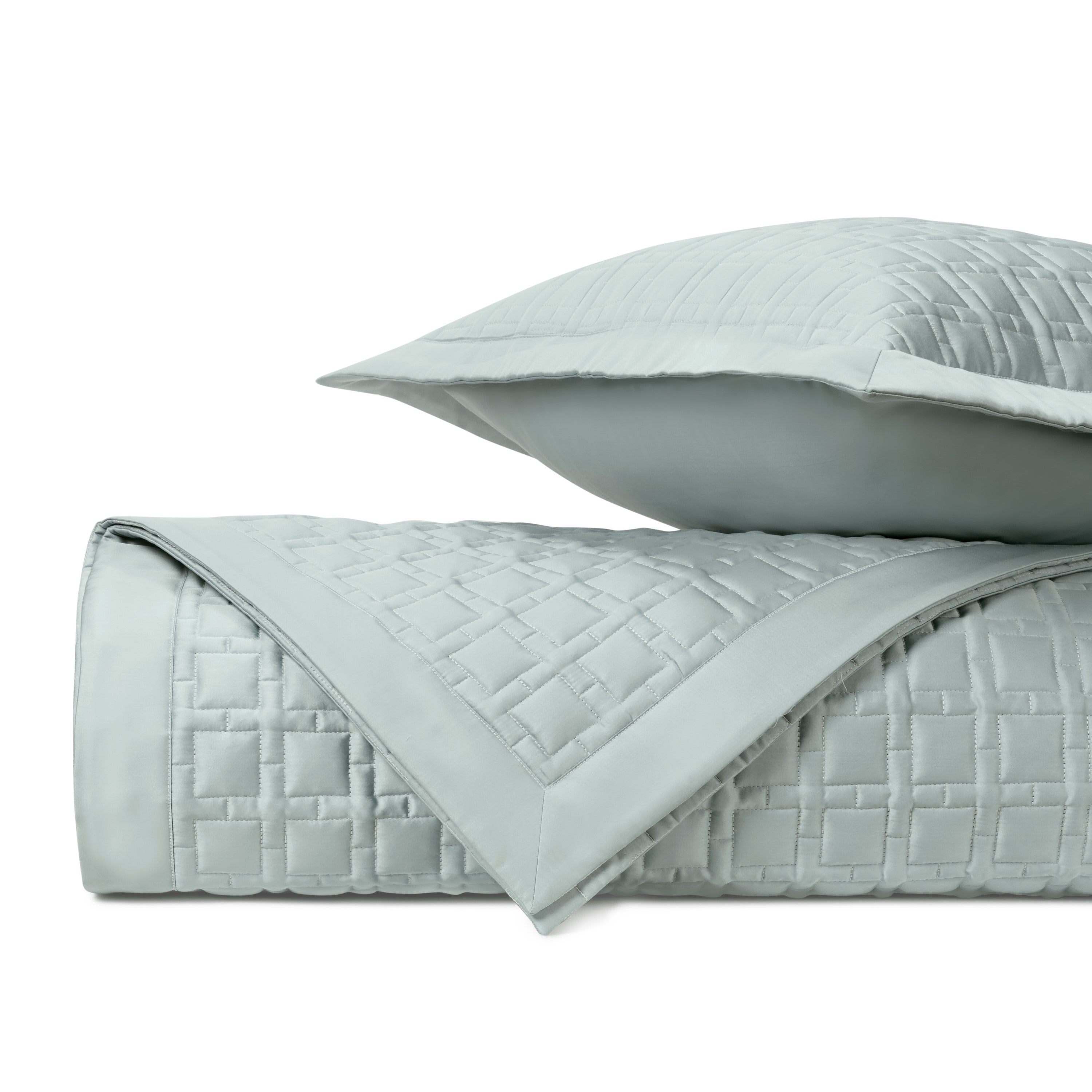 Square Quilted Coverlet (euro) Set