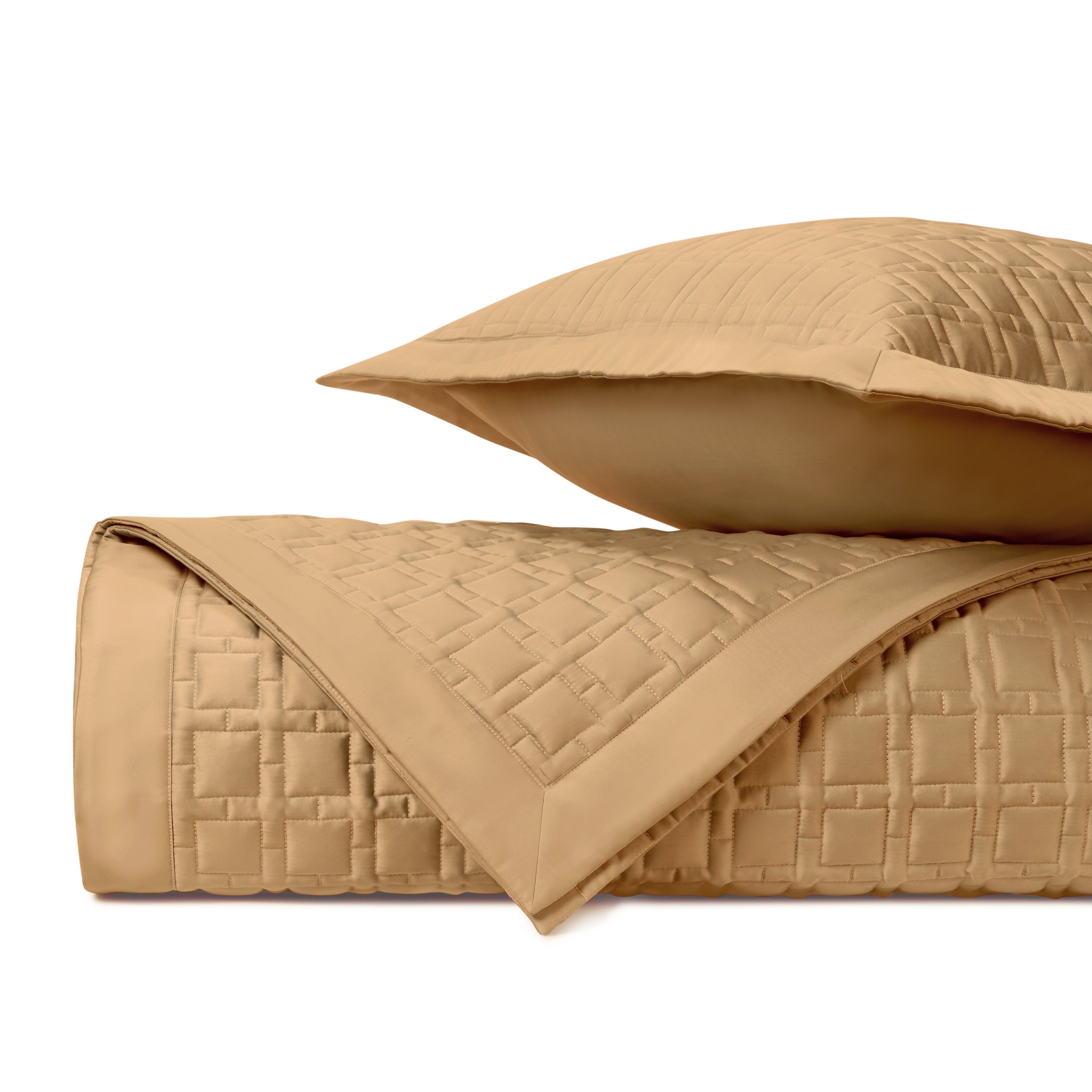 Square Quilted Coverlet (euro) Set