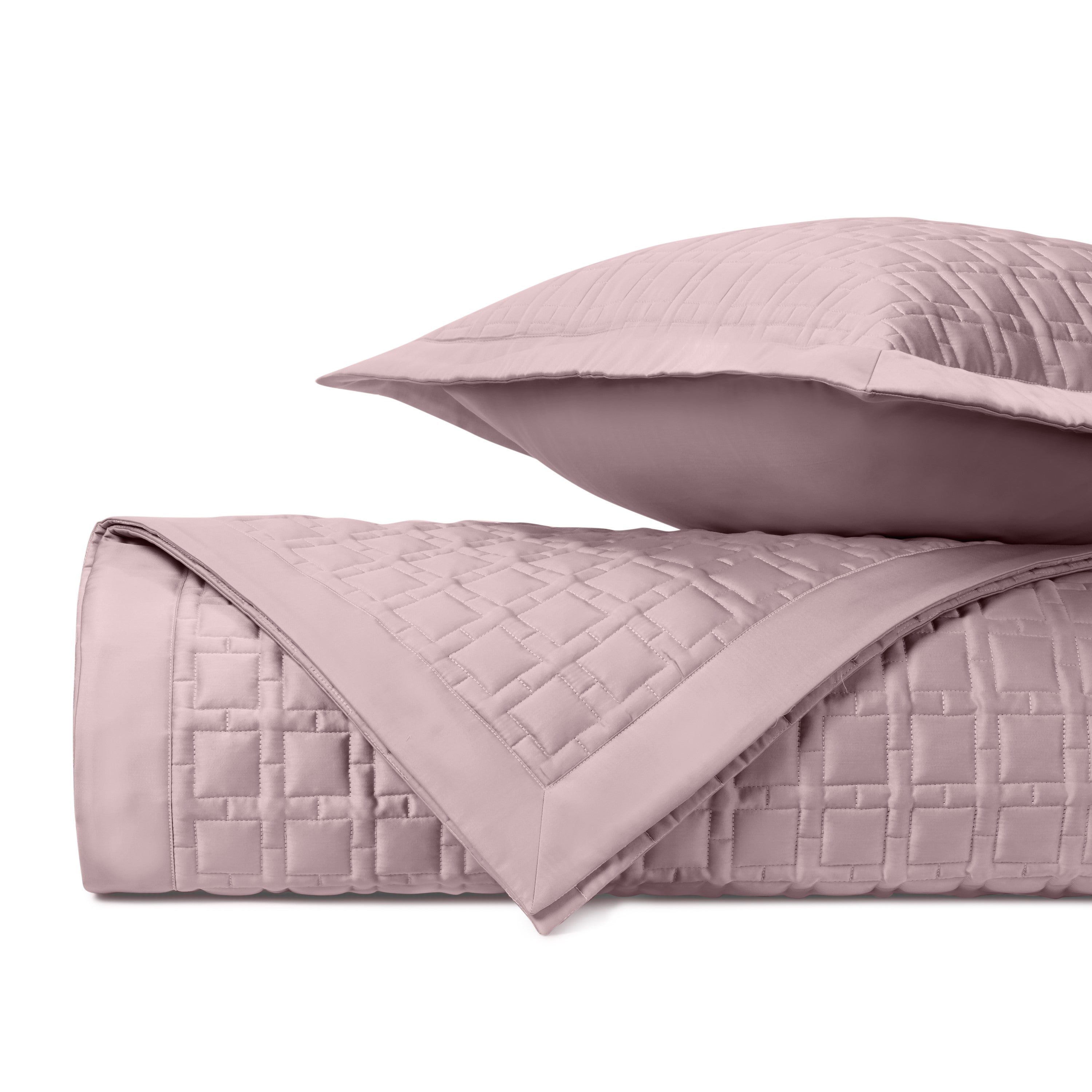 Square Quilted Coverlet (euro) Set