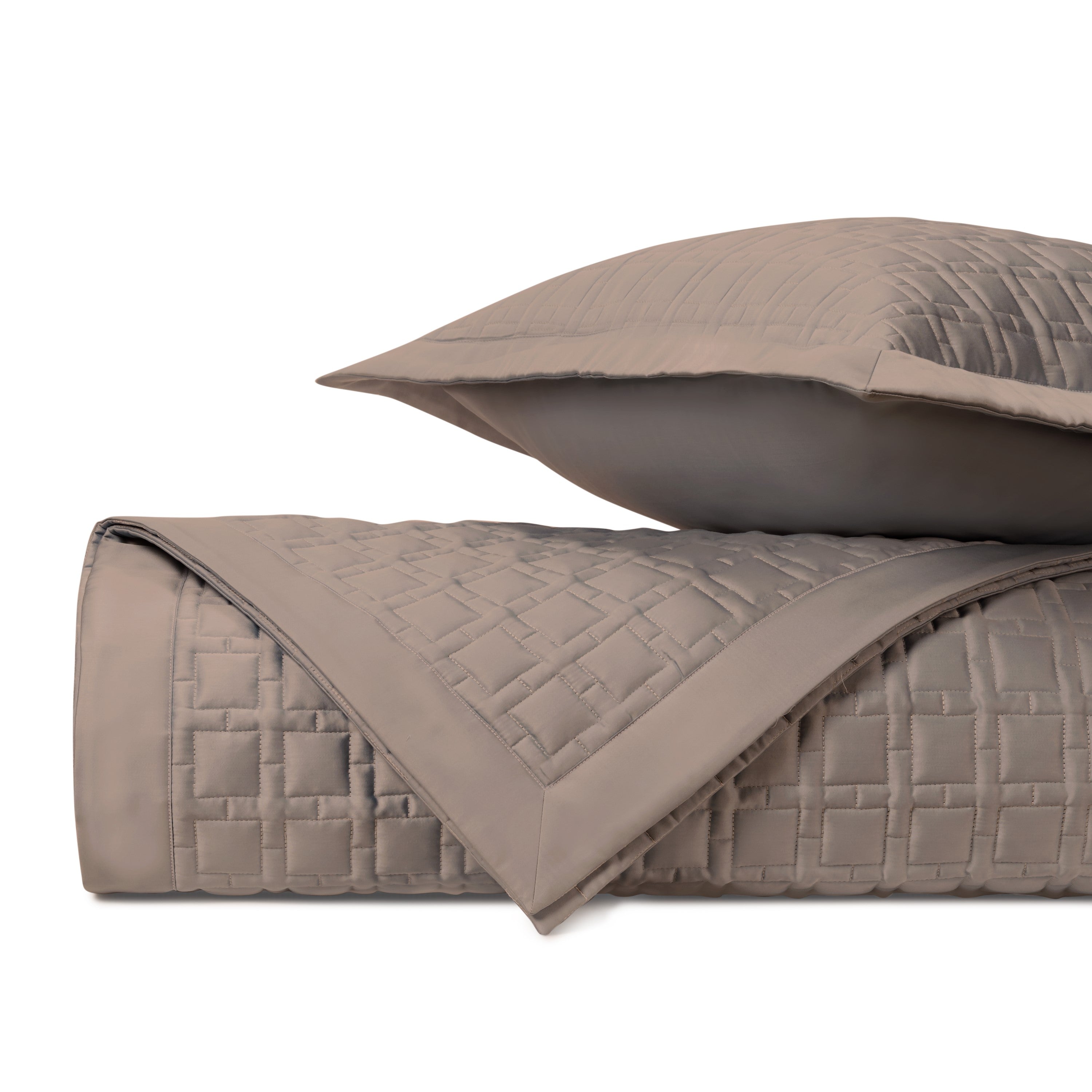 Square Quilted Coverlet (euro) Set