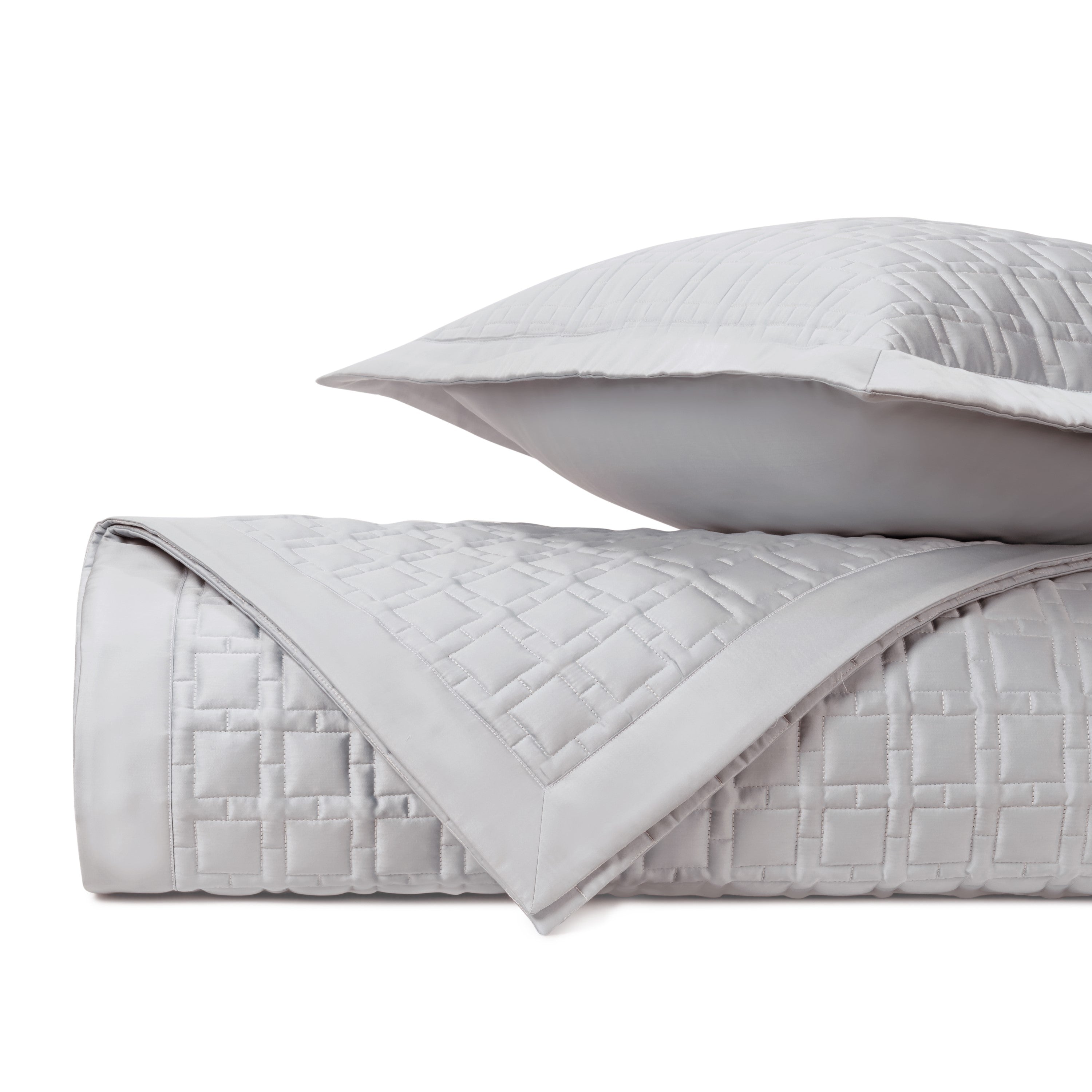 Square Quilted Coverlet (euro) Set