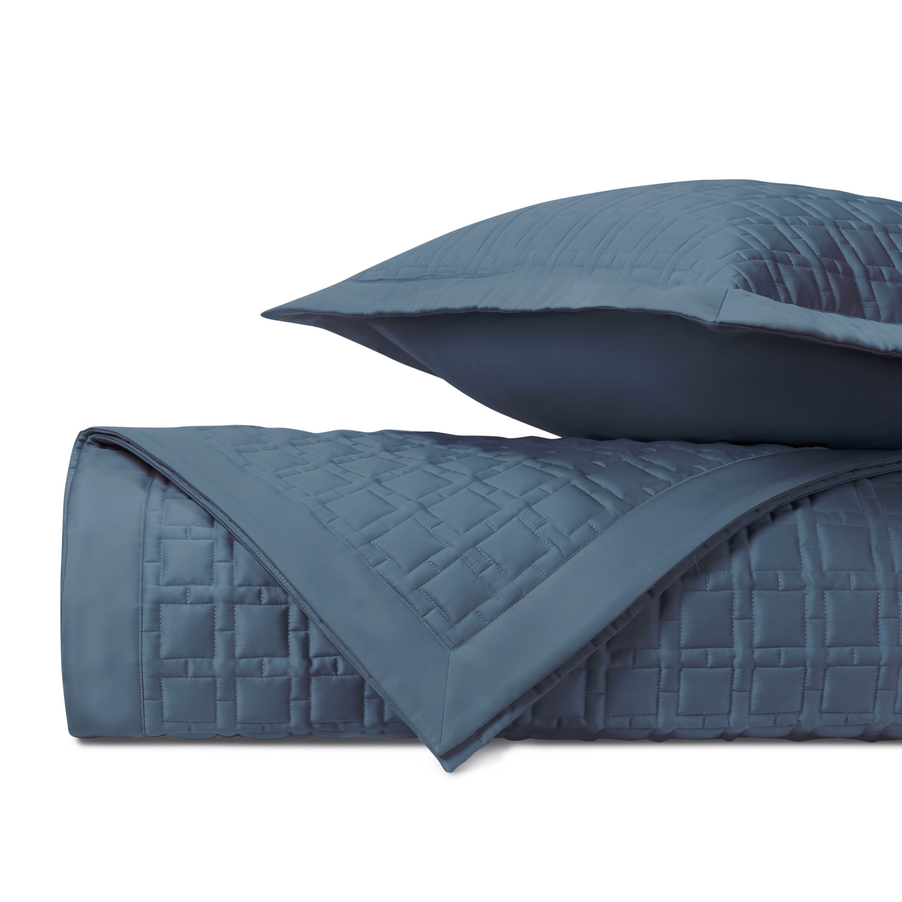 Square Quilted Coverlet (euro) Set