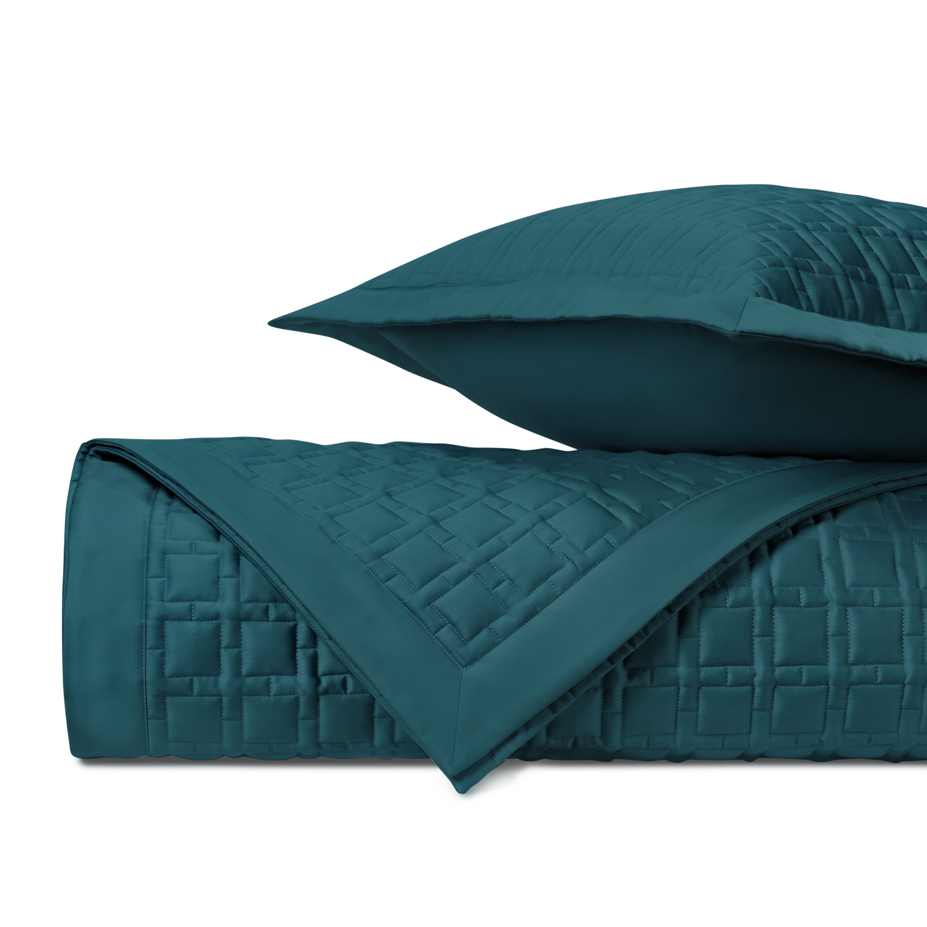 Square Quilted Coverlet (euro) Set