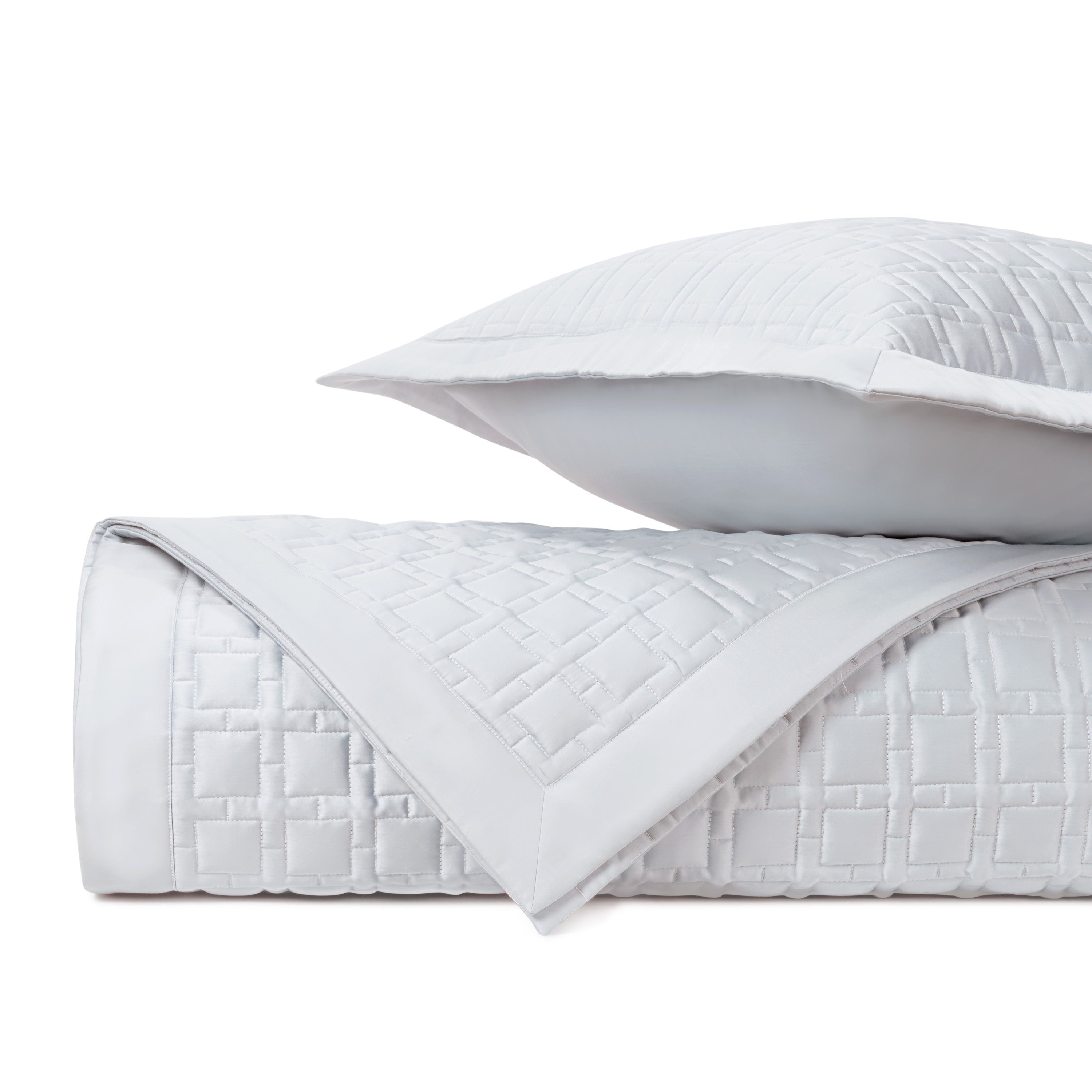 Square Quilted Coverlet (euro) Set