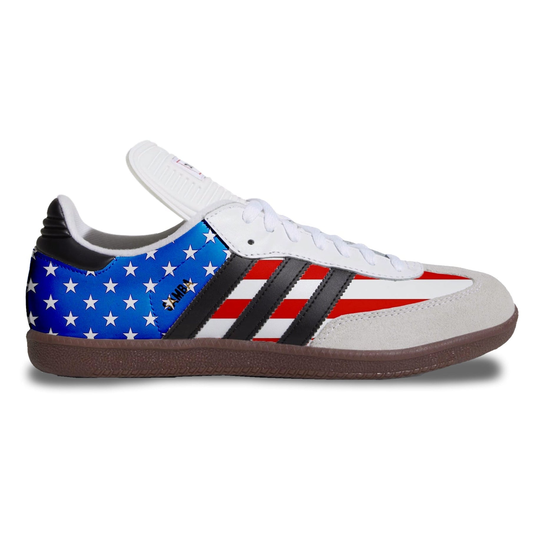 "Stars N' Stripes" Adidas Samba Custom Classic Shoes