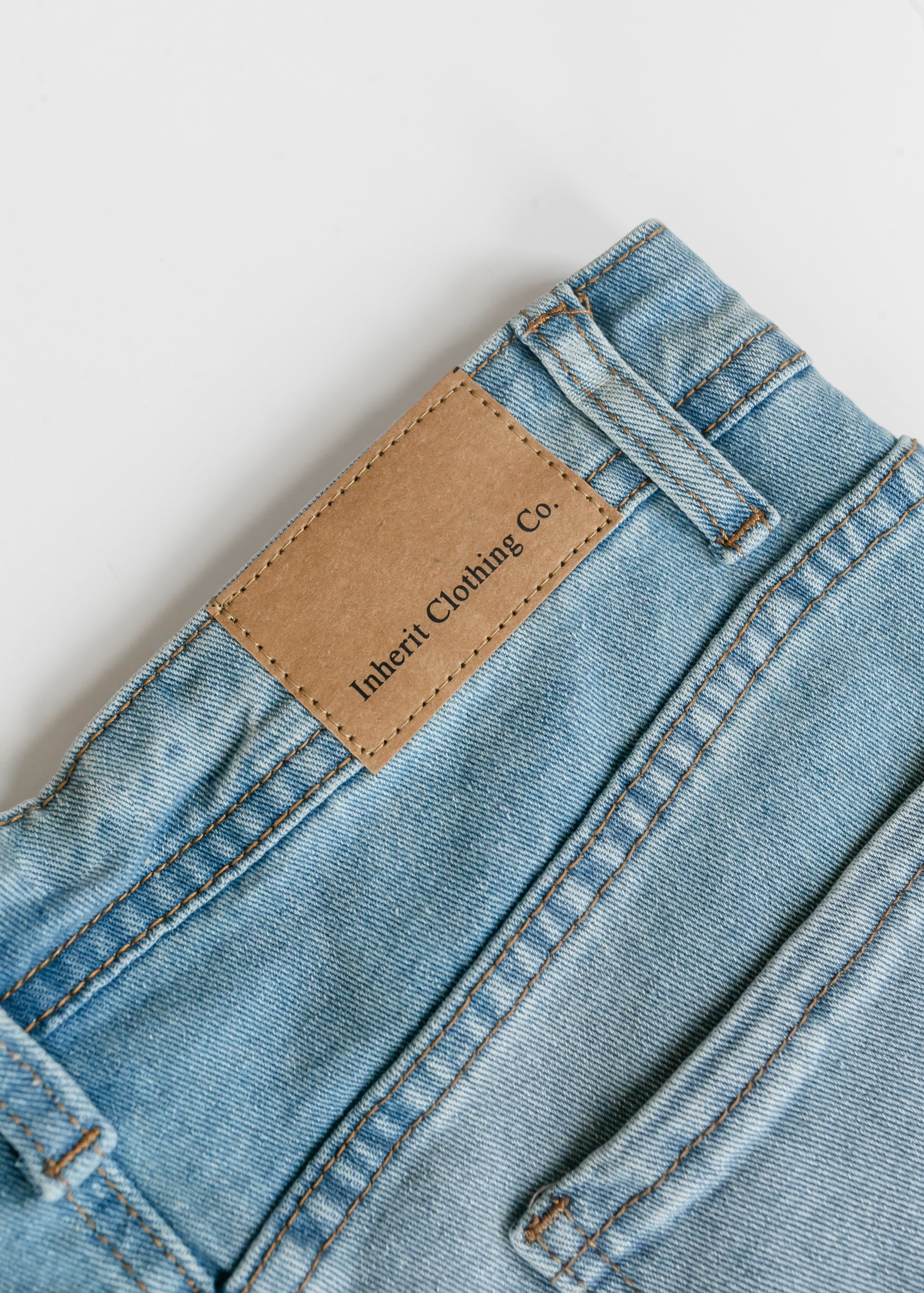 Stella Light Wash Maxi Denim Skirt | Includes Plus Size