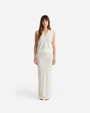 Cloud Cool Crochet Maxi Skirt