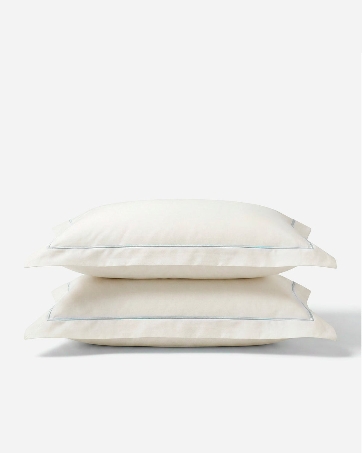 Rimini Cotton Sateen Sham Set With Piping