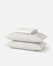 Perla Cotton Sateen Fitted Sheet Set