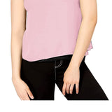 Bar III Women's Keyhole Top Pink Size X-Small