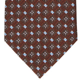 Perry Ellis Men's Selby Neat Tie Brown Regular