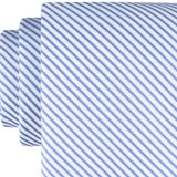Tommy Hilfiger Men's Seersucker Stripe Tie Blue Size Regular