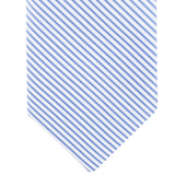 Tommy Hilfiger Men's Seersucker Stripe Tie Blue Size Regular