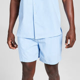 And Now This Men's Classic Fit Button Down Camp Shirt Blue Size X-Large