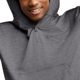 Champion Men's All Day Mvp Quarter Zip Hoodie Gray Size X-Large