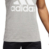 adidas Men's Badge Of Sport Logo Graphic Tank Gray Size Large